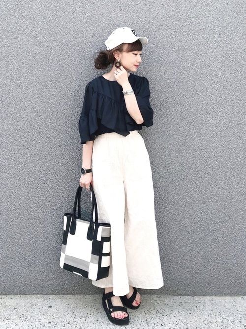 棒球帽穿搭　夏天